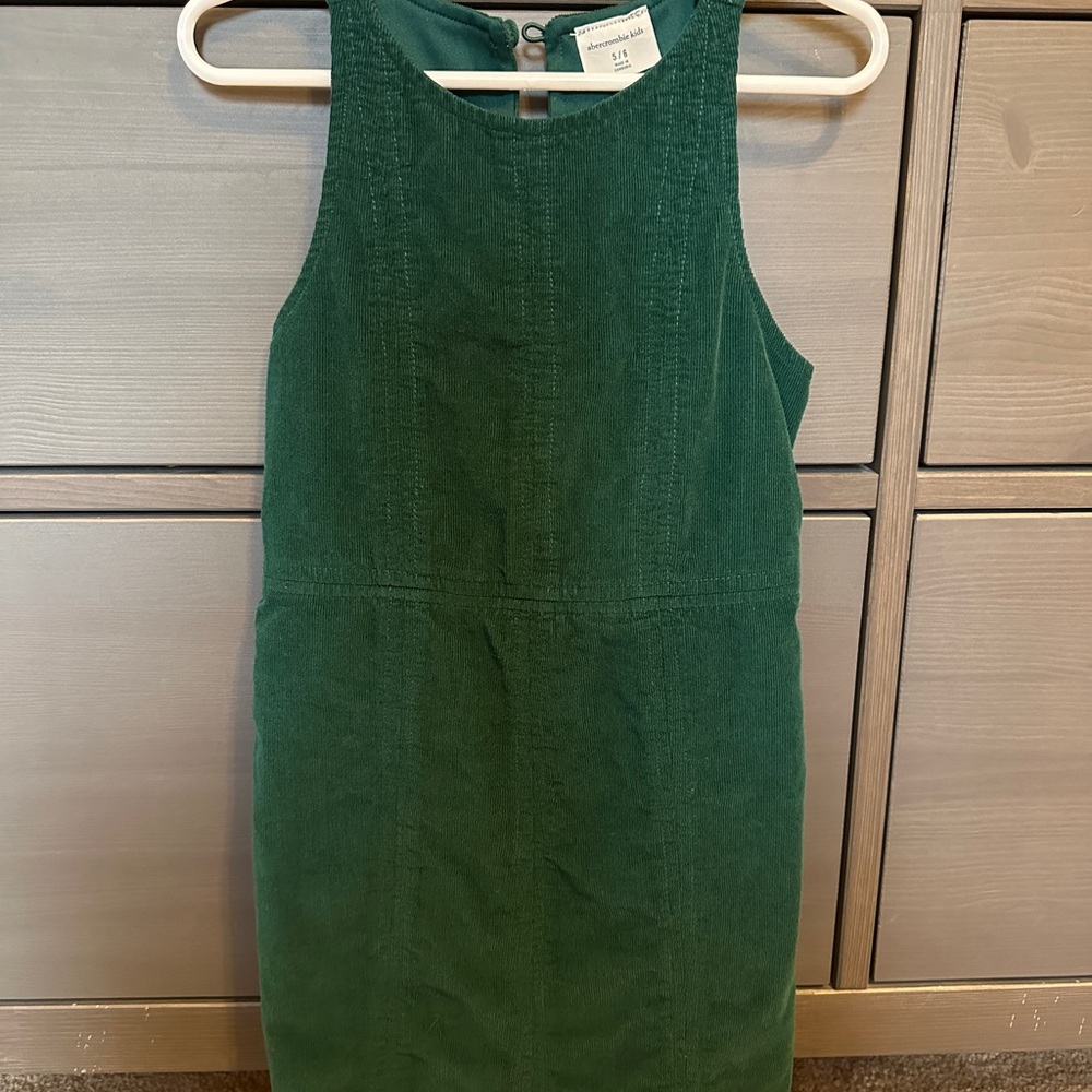 Abercrombie Kids Green Halter Sheath Dress